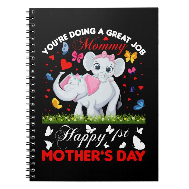 Cuaderno Madre arte mami grandes trabajos (Frente)