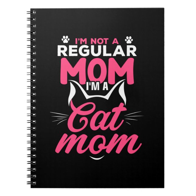 Cuaderno Madre Arte Soy Madre De Gato (Frente)