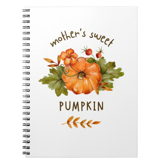 Cuaderno Madre calabaza dulce (Frente)