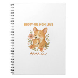 Cuaderno Madre con trasero hermoso Amor Corgi Día de la Mad