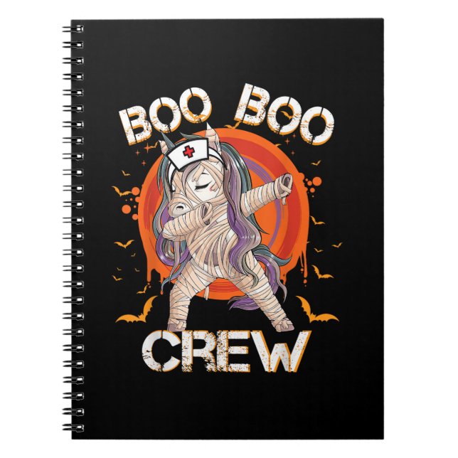 Cuaderno Madre de la enfermera de BooBooCustoma de Hallowee (Frente)