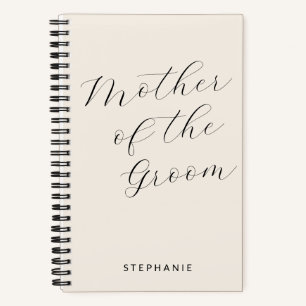 Cuaderno Madre de la Marfil Minimalista Groom