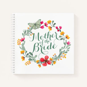 Cuaderno Madre de la novia elegante Boda floral