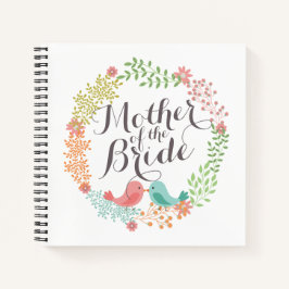 Cuaderno Madre de la novia Floral Wreath Boda