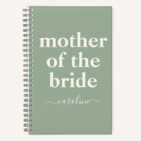 Madre de la Novia Minimal Nombre Moderno | Verde S