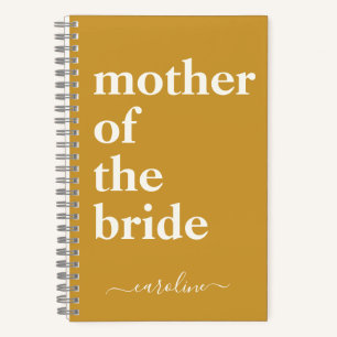 Cuaderno Madre de la novia Minimalista nombre moderno amari