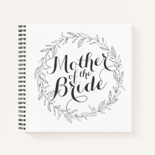 Cuaderno Madre de la novia simple Boda floral