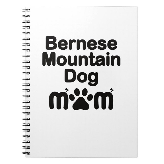 Cuaderno Madre de perro de Bernese, mamá de Bernese, madre  (Frente)