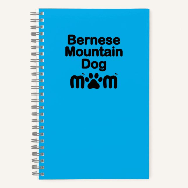 Cuaderno Madre de perro de Bernese, mamá de Bernese, madre  (Anverso)