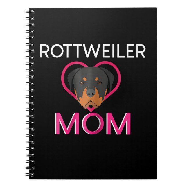 Cuaderno Madre de Rottweiler (Frente)