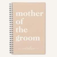 Madre del Groom Minimalista Personalizado moderno