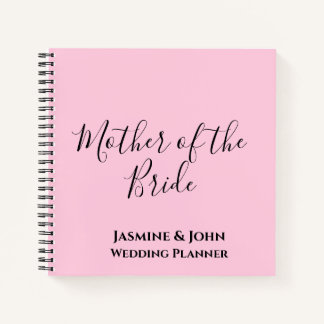 Cuaderno Madre del planificador de la boda de novias