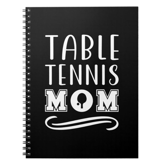 Cuaderno Madre del tenis de mesa (Frente)