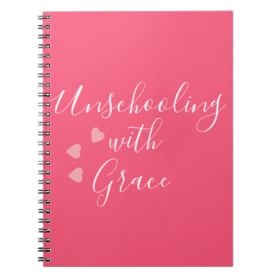 Cuaderno Madre desescolarizada Grace Hearts