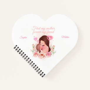 Cuaderno Madre e hija, nombres personalizados