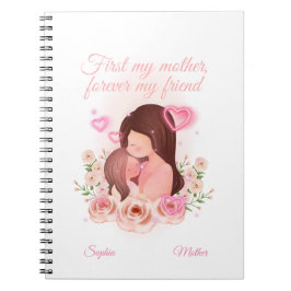 Cuaderno Madre e hija, nombres personalizados