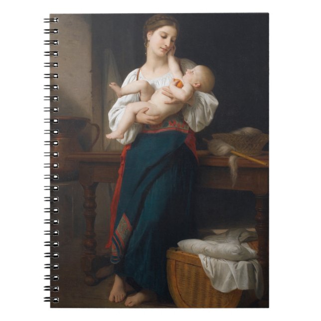 Cuaderno Madre e hijo (por Bouguereau) (Frente)