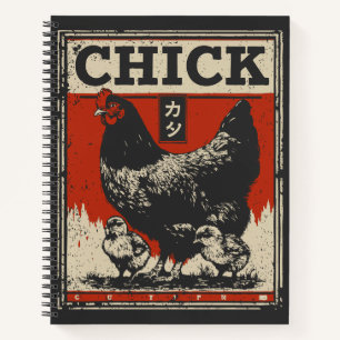 Cuaderno Madre Hen con cosquillas Vintage - Familia de gran
