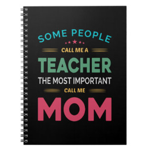 Cuaderno Madre Regalo, algunas personas me llaman madre mae