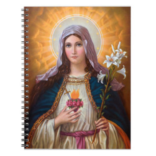 Cuaderno Madre Santa María Corazón Inmaculado, fe católi