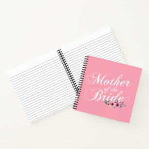Cuaderno Madre simple del Boda de novia   Portátil