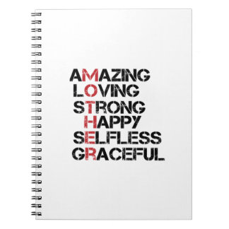 Cuaderno MADRE - Sorprendente amor fuerte Feliz Gracia
