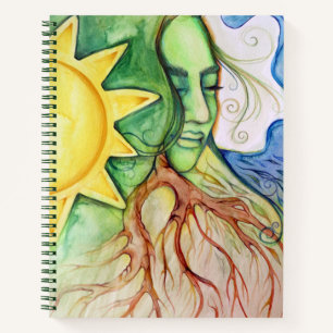 Cuaderno Madre Tierra Gaia Diosa