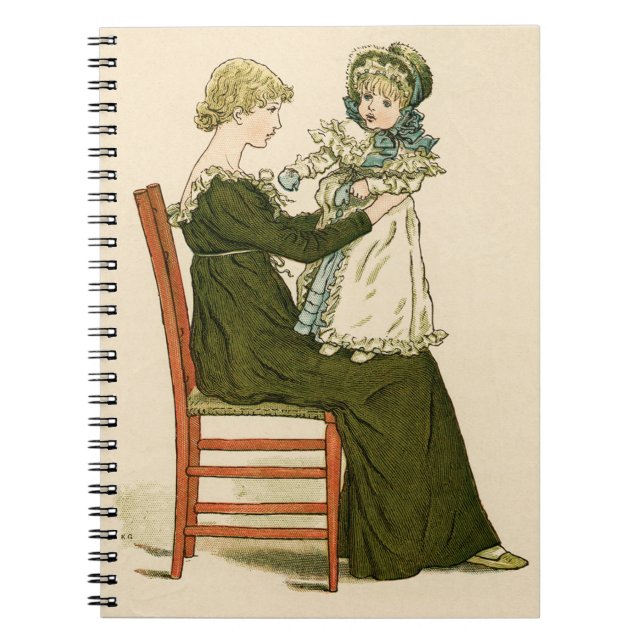 Cuaderno Madre Victoriana Bebé Greenaway (Frente)