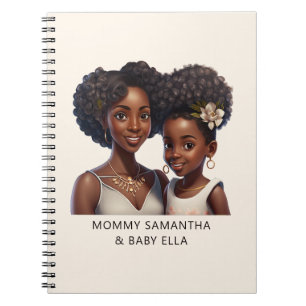 Cuaderno Madre y hija negras personalizadas (11)