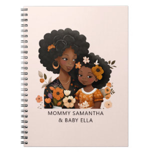 Cuaderno Madre y hija negras personalizadas (13)