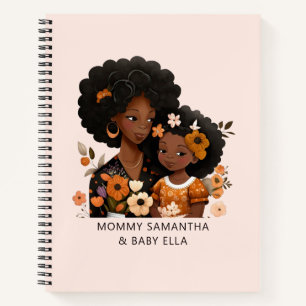 Cuaderno Madre y hija negras personalizadas (13)