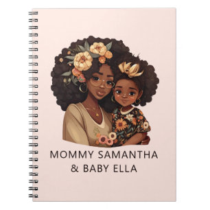 Cuaderno Madre y hija negras personalizadas (19)