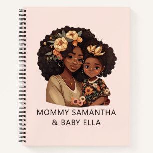 Cuaderno Madre y hija negras personalizadas (19)
