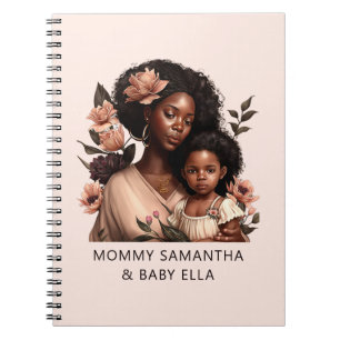 Cuaderno Madre y hija negras personalizadas (21)