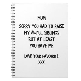 Cuaderno Madres divertidas