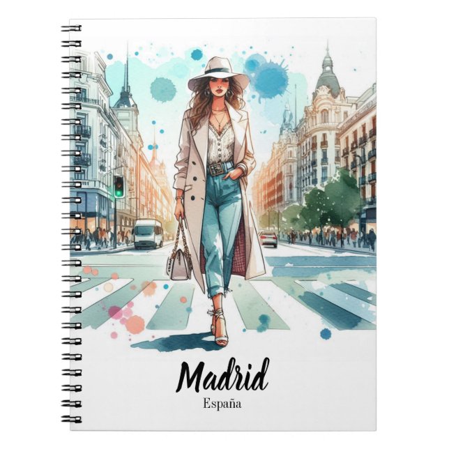 Cuaderno Madrid (Frente)