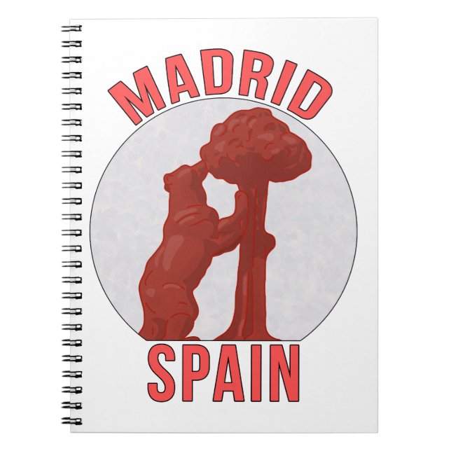 Cuaderno Madrid España (Frente)