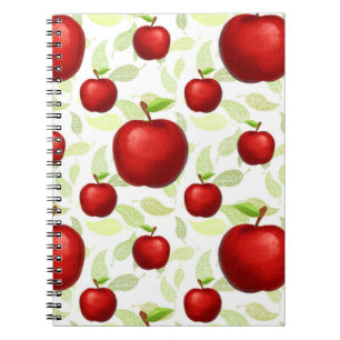 Cuaderno Maestra Apple Tree Patterns Maestra de Arte Preesc