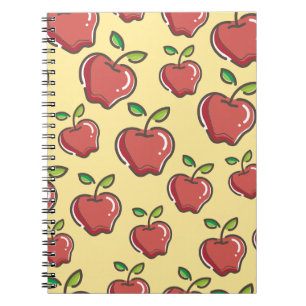Cuaderno Maestra Apple Tree Patterns Maestra de Arte Preesc