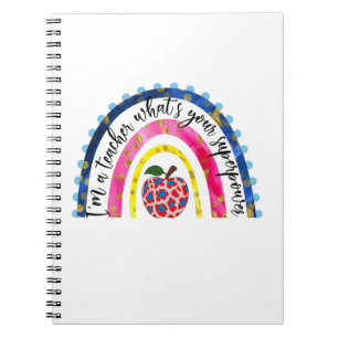 Cuaderno Maestra Arte Orgullosa De Que Soy Profesora