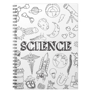 Cuaderno Maestra de Ciencias de la Escuela Doodle Colección