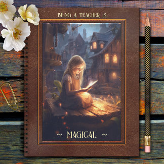 Cuaderno Maestra de lectura de arte mágico