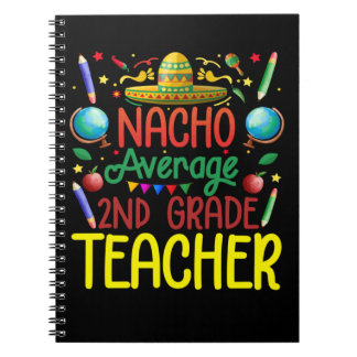 Cuaderno Maestra de segundo grado nacho promedio Cinco