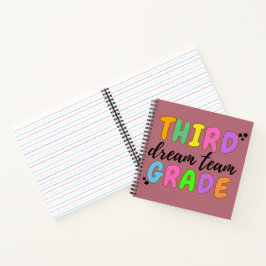 Cuaderno Maestra De Tercer Grado, De Vuelta A La Escuela, E
