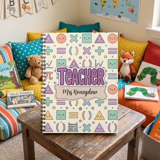 Cuaderno Maestra Formas Matemáticas Escuela Patrón (Subido por el creador)