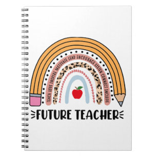 Cuaderno Maestra Futura, Maestra En Curso, Té De Primer Gra