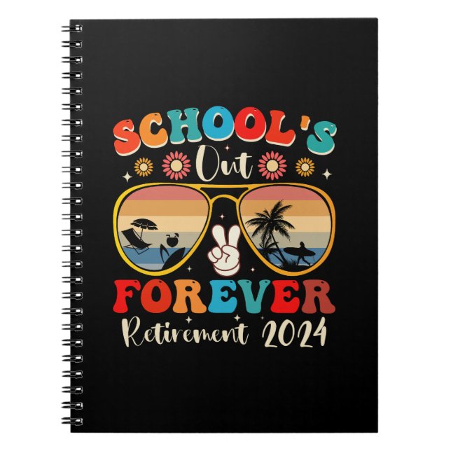 Cuaderno Maestra Jubilada Por Siempre El Día 2024 (Frente)