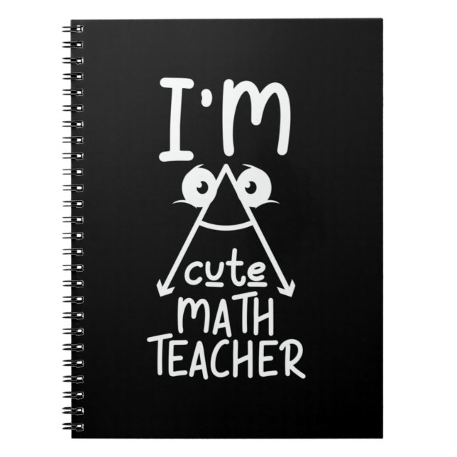 Cuaderno Maestra matemática Soy Maestra (Frente)