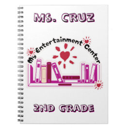 Cuaderno Maestra personalizado de segundo grado