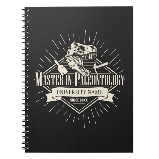 Cuaderno Maestría en paleontología (Frente)